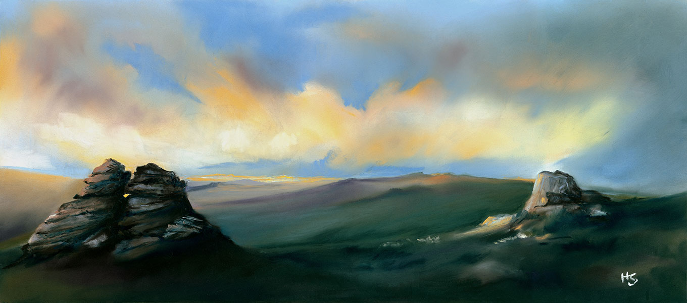 Prince town from Honeybag Tor